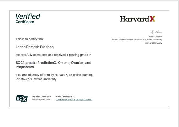 Dream come true. Always wanted to study in Harvard.